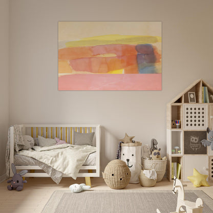 First Path - 1978 - Ronnie Landfield Art Prints - 100x150 cm / 40x60″ inches | Ronnie Landfield Poster | Ronnie Landfield Prints