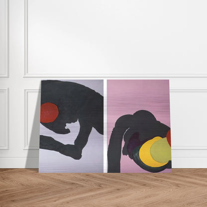 597 - Luis Feito Brushed Aluminum Print - 70x100 cm / 28x40 inches | Luis Feito Aluminum Print | Luis Feito Prints