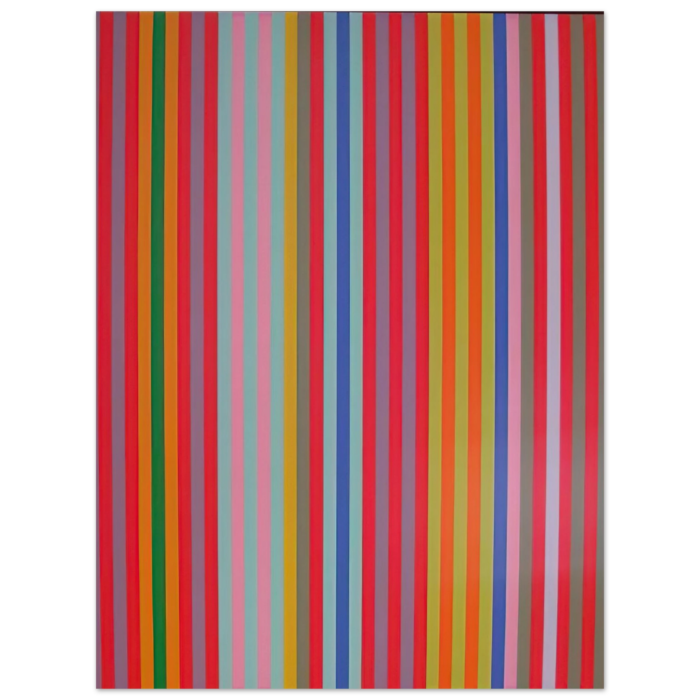 Gene Davis - Yoyo - 1969  75x100 cm / 30x40inches Fine Art Poster