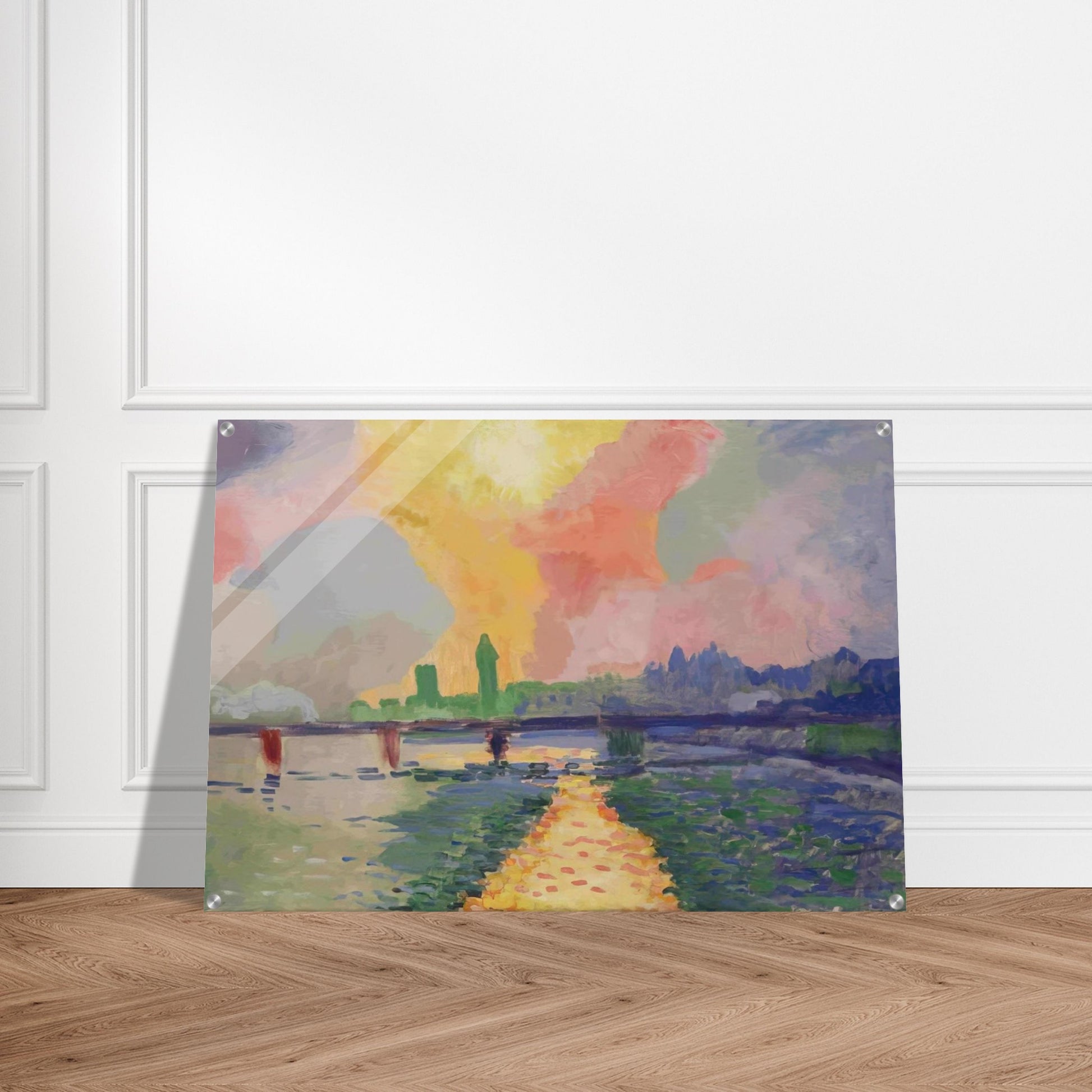 CHARING CROSS BRIDGE LONDON 1906 - Andre Derain Acrylic Print - 70x100 cm / 28x40″ inches
