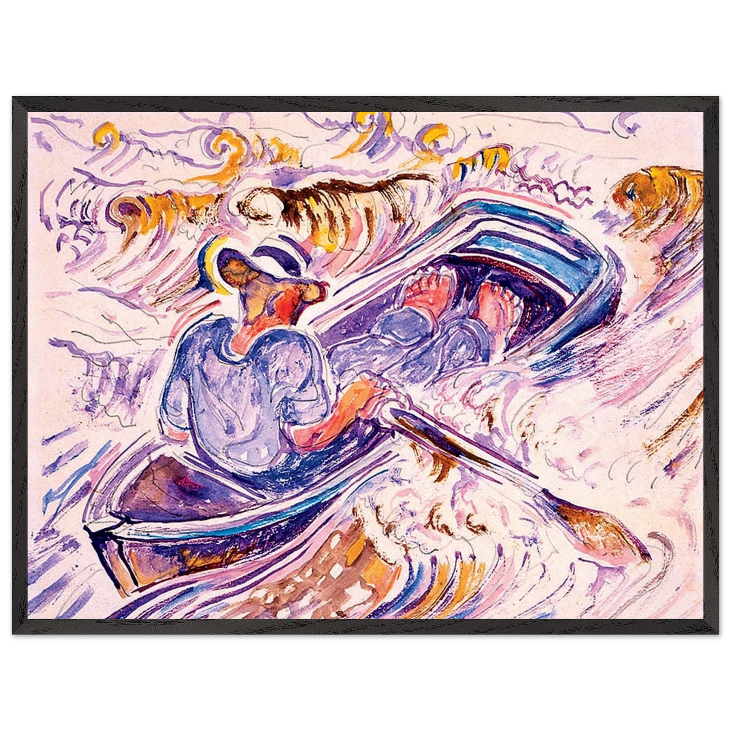Walter Inglis Anderson - Walter Anderson Wall art - 21x29.7 cm / 8x12" - Premium Wooden Framed Poster With Fine Art Paper-canvas - Wood frame
