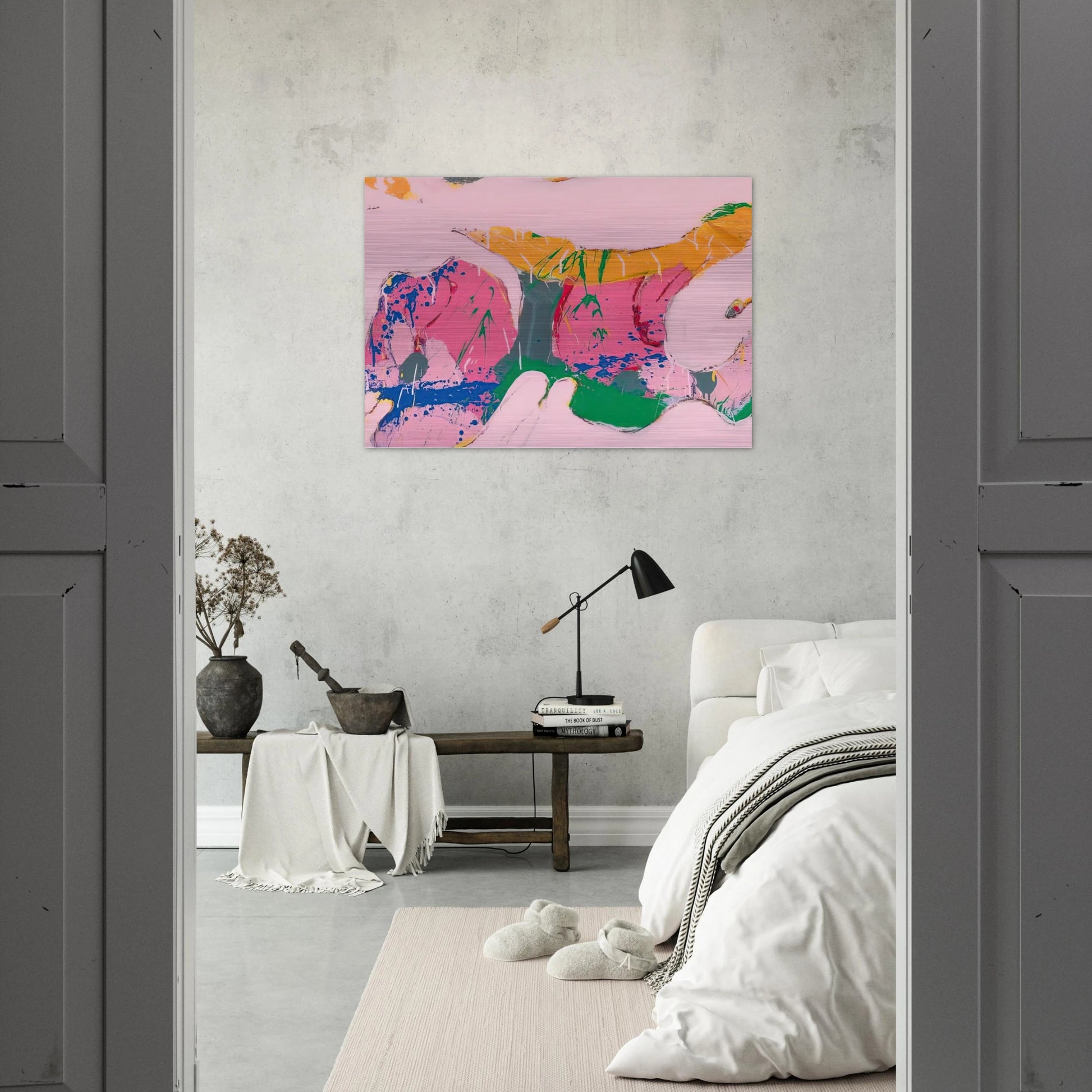 Uranus - 1974 - Norman Bluhm Brushed Aluminum Print - 70x100 cm / 28x40 inches | Norman Bluhm Aluminum Print | Norman Bluhm Prints