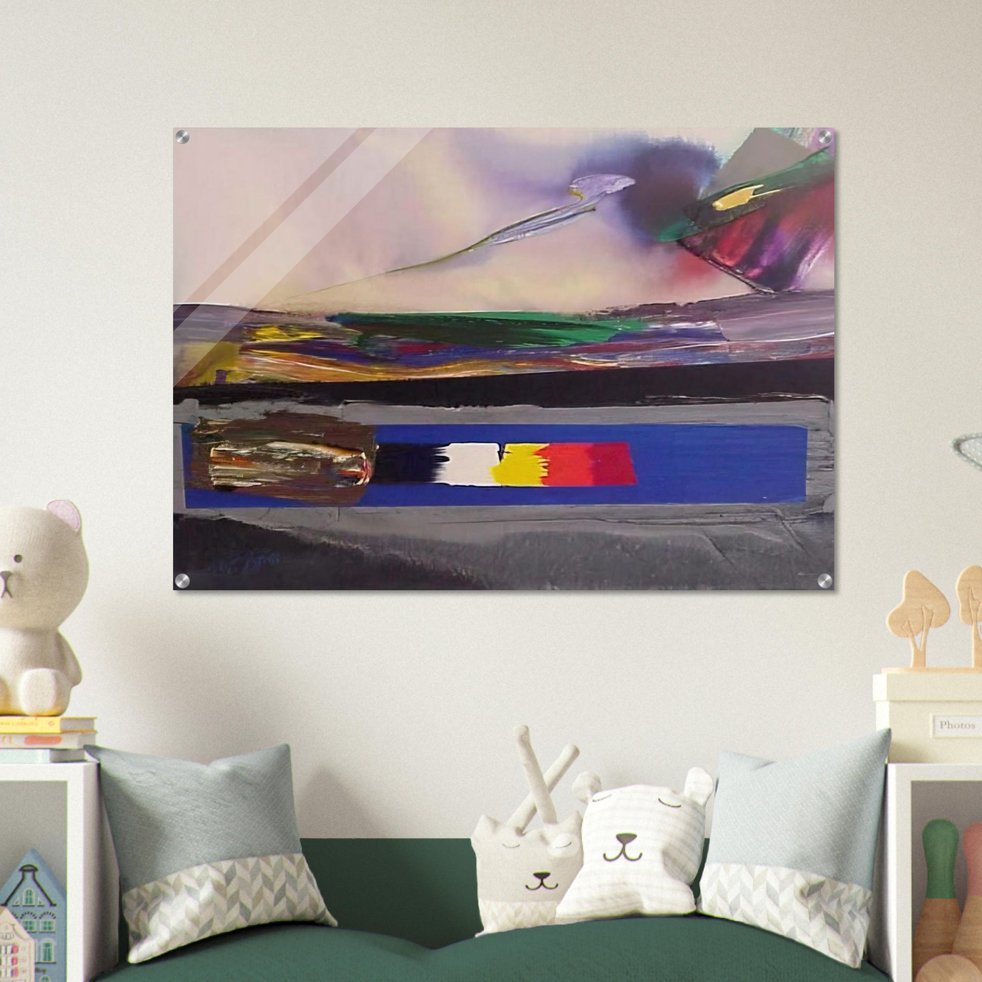 Phenomena Prism Yield - Paul Jenkins Acrylic Print - 70x100 cm / 28x40″ inches | Paul Jenkins Wall Art | Paul Jenkins Prints