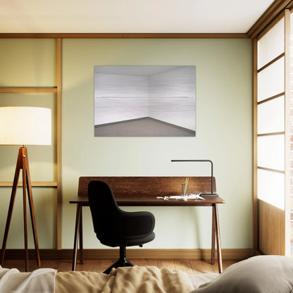 Untitled - 1972 - Fred Sandback Brushed Aluminum Print - 70x100 cm / 28x40 inches | Fred Sandback Aluminum Print | Fred Sandback Prints