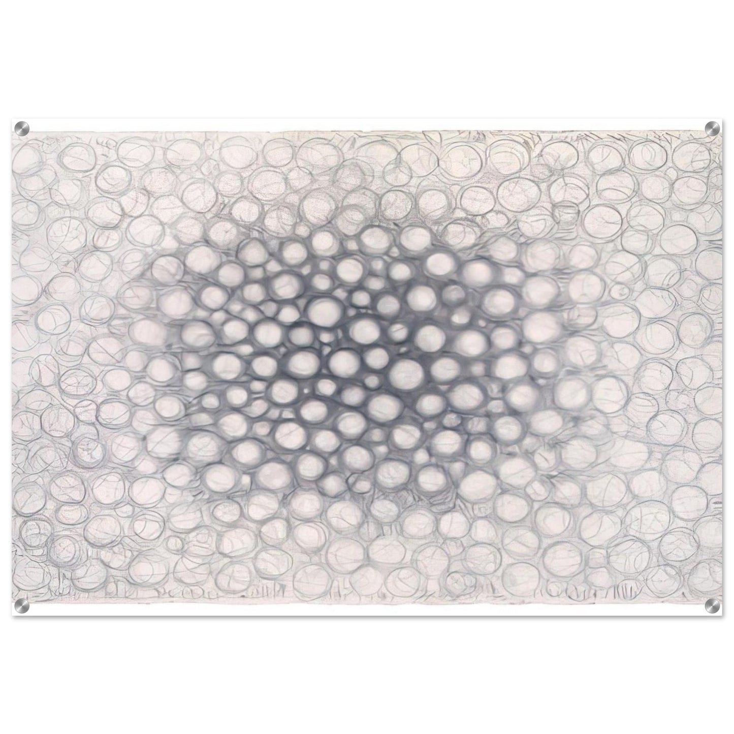 Light Gathers to the Question of No - 1979 - Richard Pousette-Dart Acrylic Print - 70x100 cm / 28x40″ inches