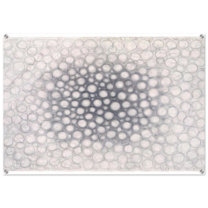 Light Gathers to the Question of No - 1979 - Richard Pousette-Dart Acrylic Print - 70x100 cm / 28x40″ inches