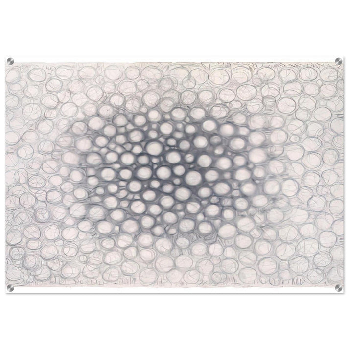 Light Gathers to the Question of No - 1979 - Richard Pousette-Dart Acrylic Print - 70x100 cm / 28x40″ inches