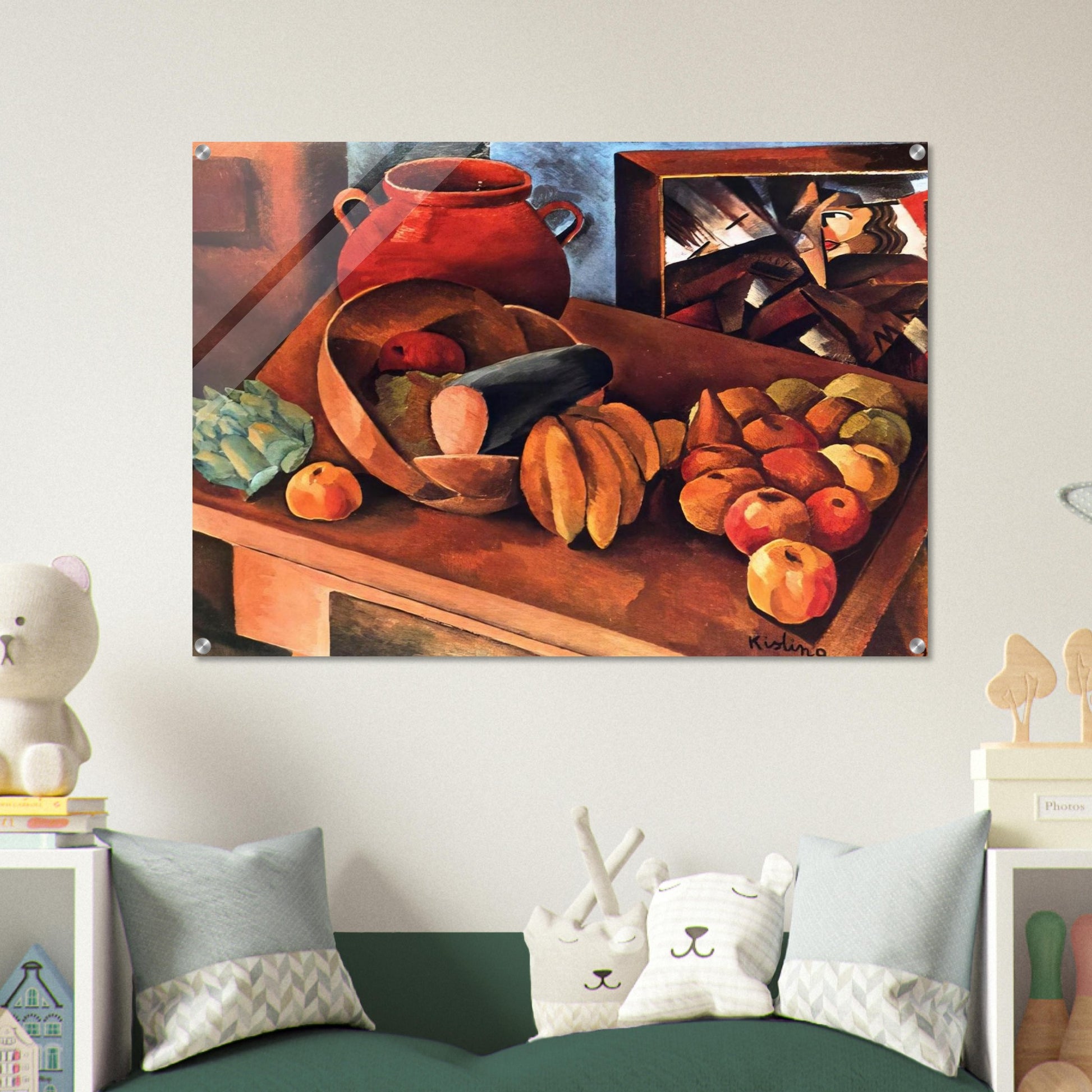 STILL LIFE WITH FRUIT 1913 - Moise Kisling Acrylic Print - 70x100 cm / 28x40″ inches