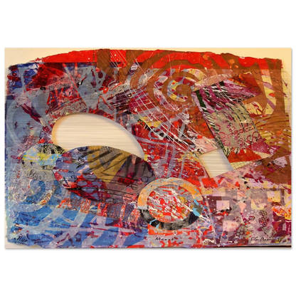 Manet III - Sam Gilliam Brushed Aluminum Print - 70x100 cm / 28x40 inches | Sam Gilliam Aluminum Print | Sam Gilliam Prints