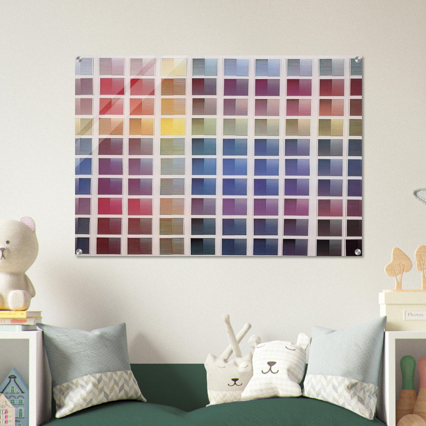 La ricerca del colore - 1968 - Dadamaino Acrylic Print - 70x100 cm / 28x40″ inches