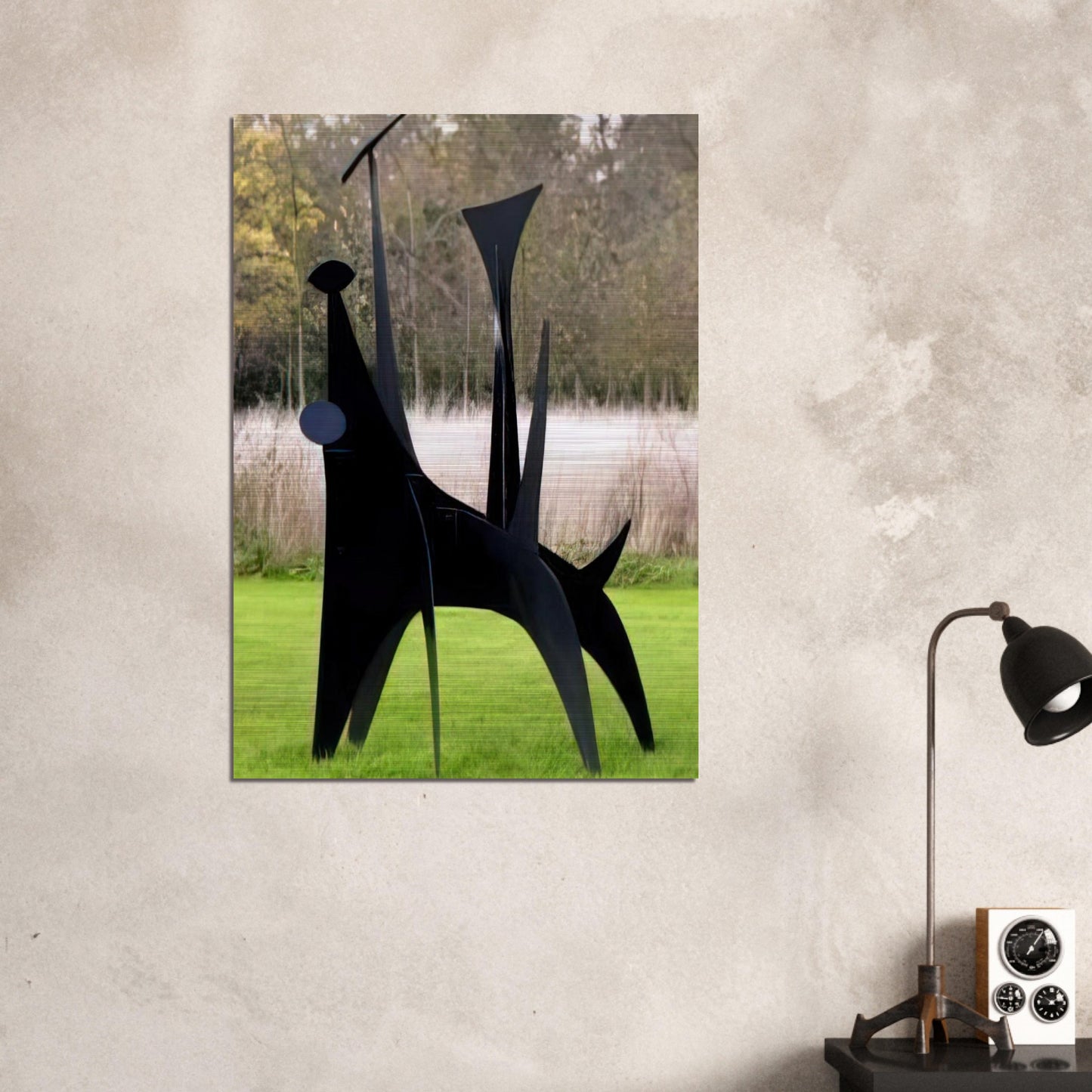 THE DOG - Alexander Calder Brushed Aluminum Print - 70x100 cm / 28x40 inches | Alexander Calder Aluminum Print | Alexander Calder Prints