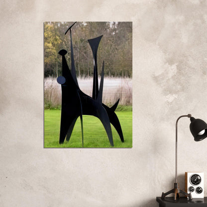 THE DOG - Alexander Calder Brushed Aluminum Print - 70x100 cm / 28x40 inches | Alexander Calder Aluminum Print | Alexander Calder Prints