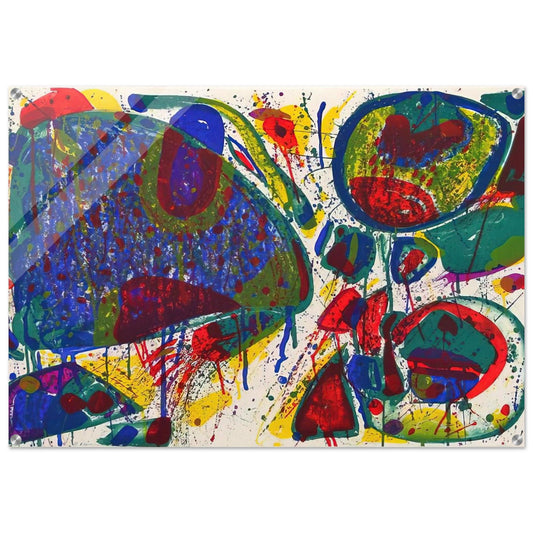 Variant III  from Bright Jade Ghost  - Sam Francis Acrylic Print - 70x100 cm / 28x40″ inches