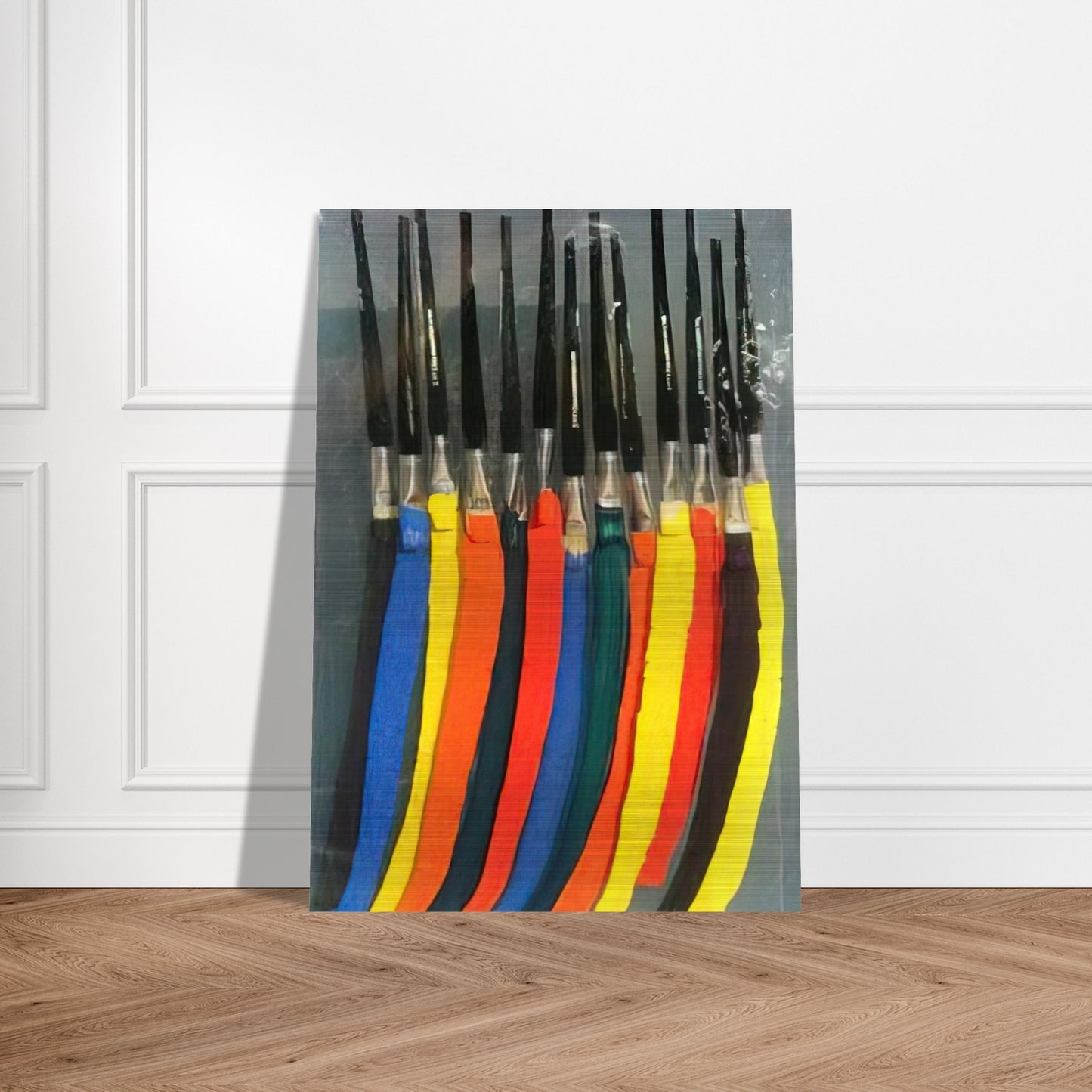Paintbrushes V - 1991 - Arman Brushed Aluminum Print - 70x100 cm / 28x40 inches | Arman Aluminum Print | Arman Prints