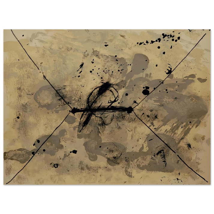 Antoni Tapies - L ENVELOPPE 1968  75x100 cm / 30x40inches Fine Art Poster