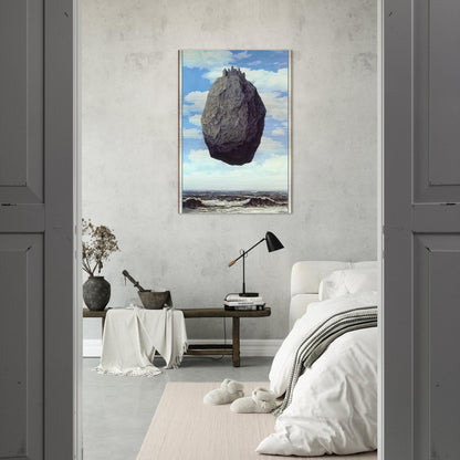 THE CASTLE OF THE PYRENEES 1959 - Rene Magritte Brushed Aluminum Print - 70x100 cm / 28x40 inches | Rene Magritte Aluminum Print | Rene Magritte Prints