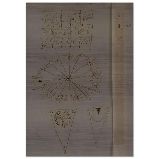 A Piece of the Pie - Conceptual Art - Billy Apple Brushed Aluminum Print - 70x100 cm / 28x40 inches | Billy Apple Aluminum Print | Billy Apple Prints