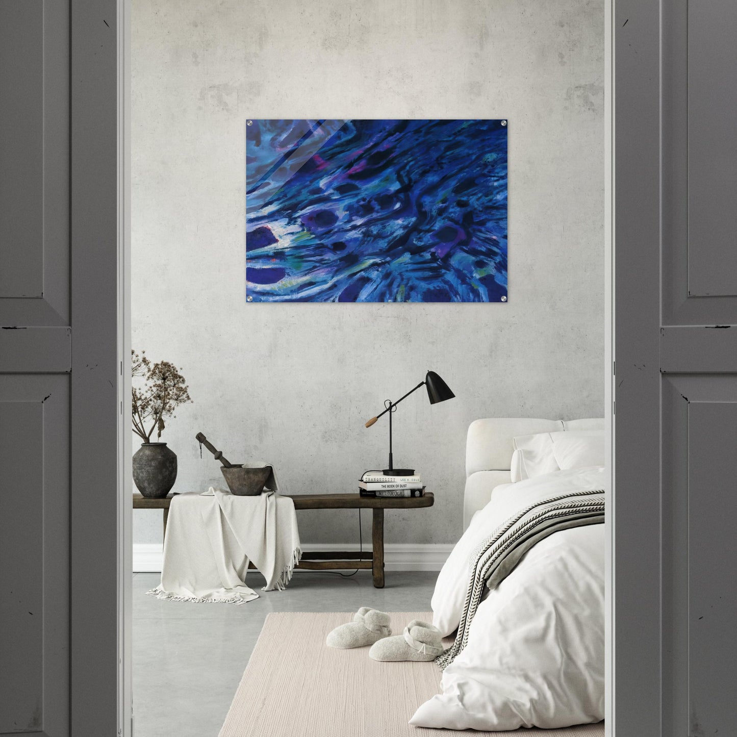 Eaux vives - 1979 - Alfred Manessier Acrylic Print - 70x100 cm / 28x40″ inches | Alfred Manessier Wall Art | Alfred Manessier Prints