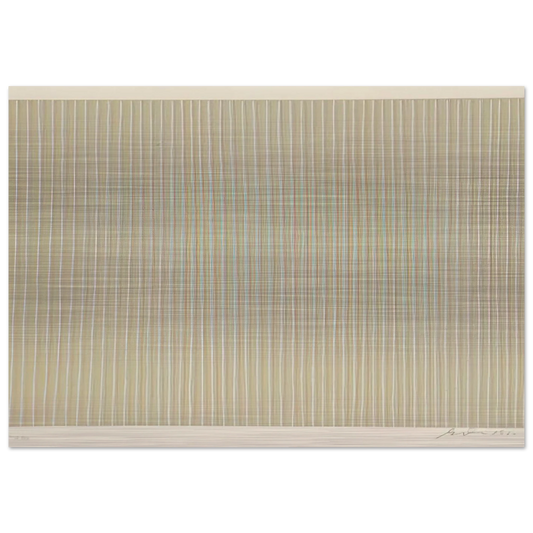 Carousel - 1980 - Gene Davis Brushed Aluminum Print - 70x100 cm / 28x40 inches | Gene Davis Aluminum Print | Gene Davis Prints