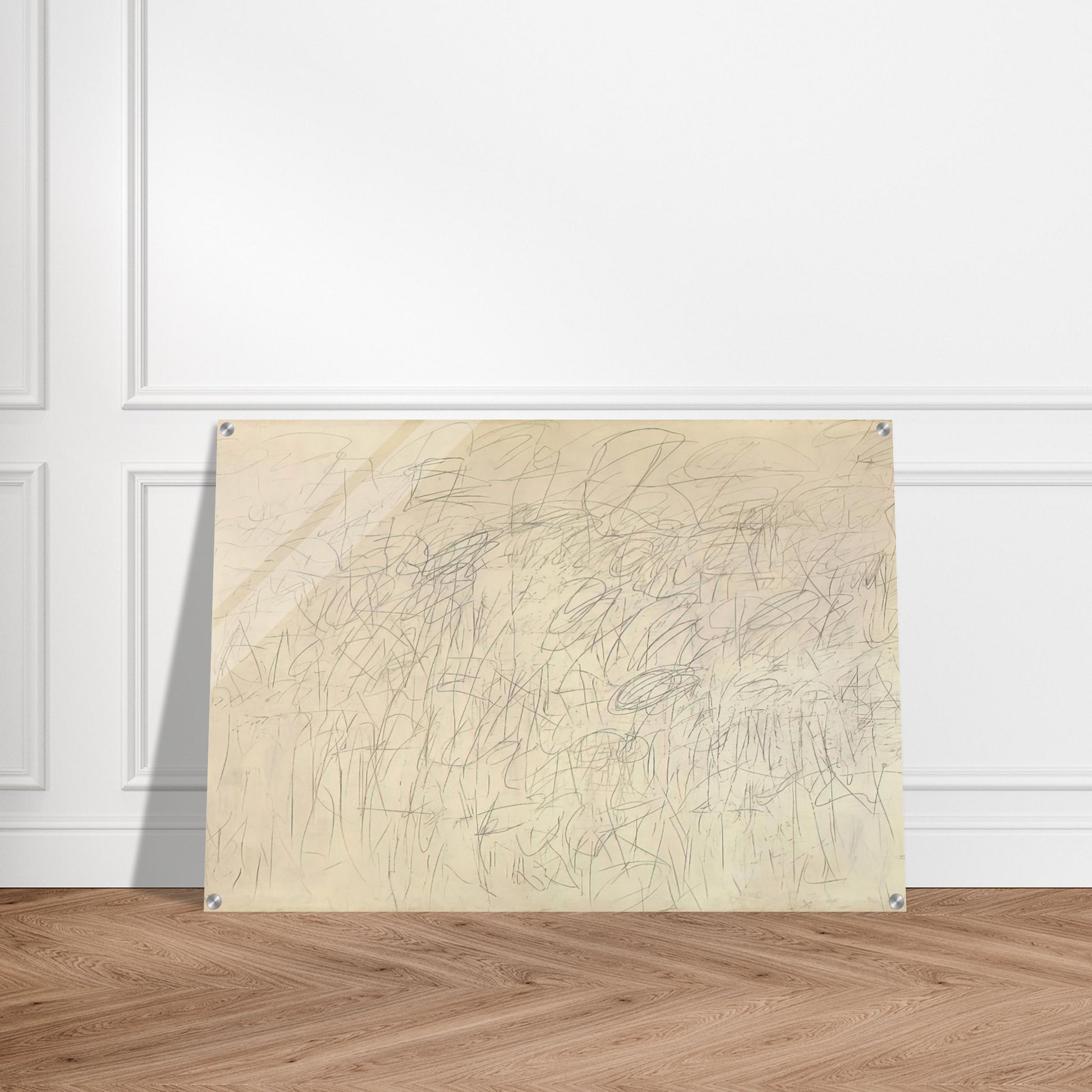 Academy - Cy Twombly Acrylic Print - 70x100 cm / 28x40″ inches