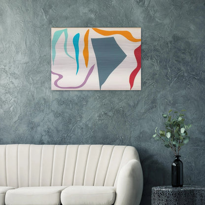 Untitled - 1980 - Ray Parker Brushed Aluminum Print - 70x100 cm / 28x40 inches | Ray Parker Aluminum Print | Ray Parker Prints