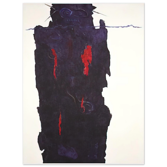 Theodoros Stamos - Infinity Field, Torino Series #7 - 1986  75x100 cm / 30x40inches Fine Art Poster