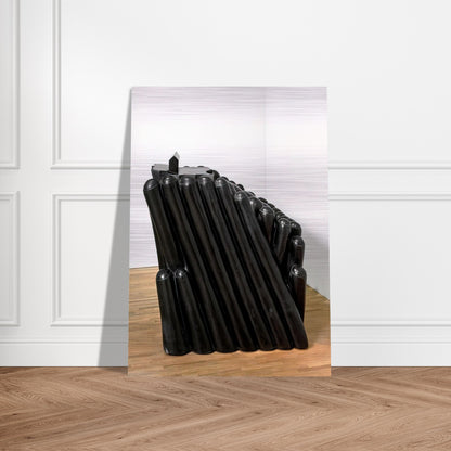 FEMME MAISON 1981 - Louise Bourgeois Brushed Aluminum Print - 70x100 cm / 28x40 inches | Louise Bourgeois Aluminum Print | Louise Bourgeois Prints
