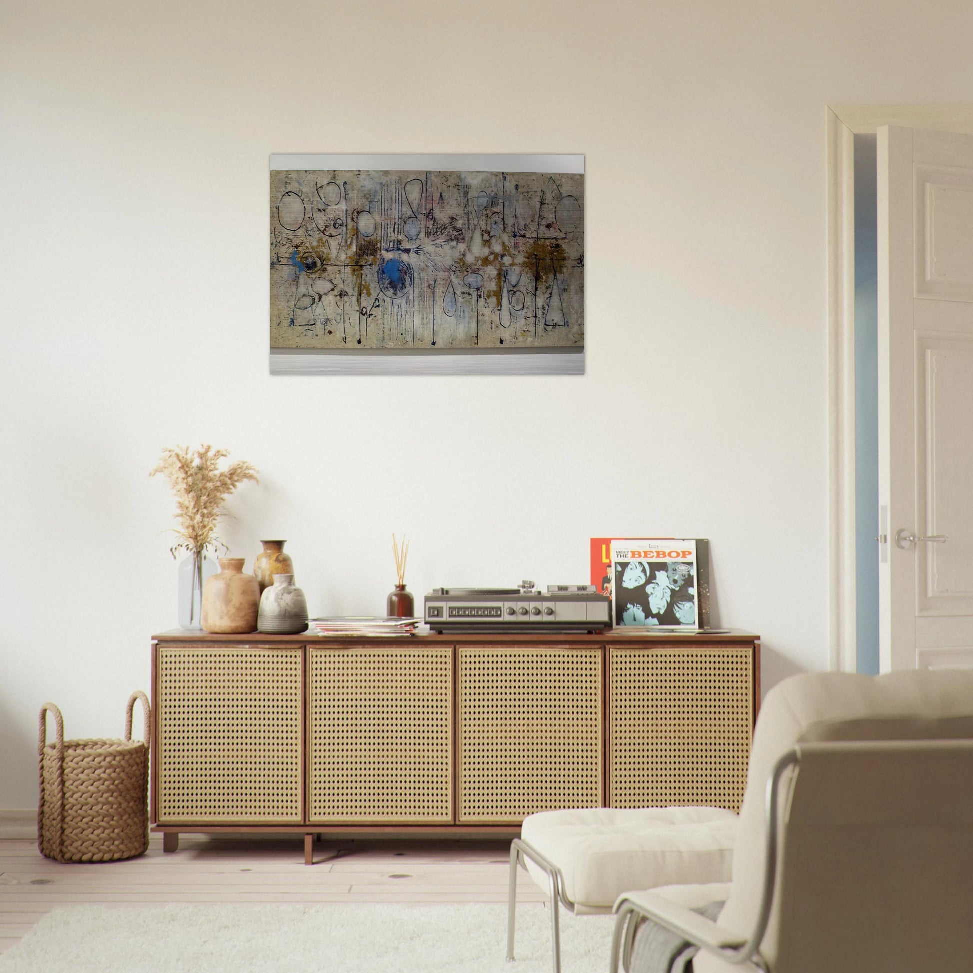 By the Sea - Richard Pousette-Dart Brushed Aluminum Print - 70x100 cm / 28x40 inches | Richard Pousette-Dart Aluminum Print | Richard Pousette-Dart Prints