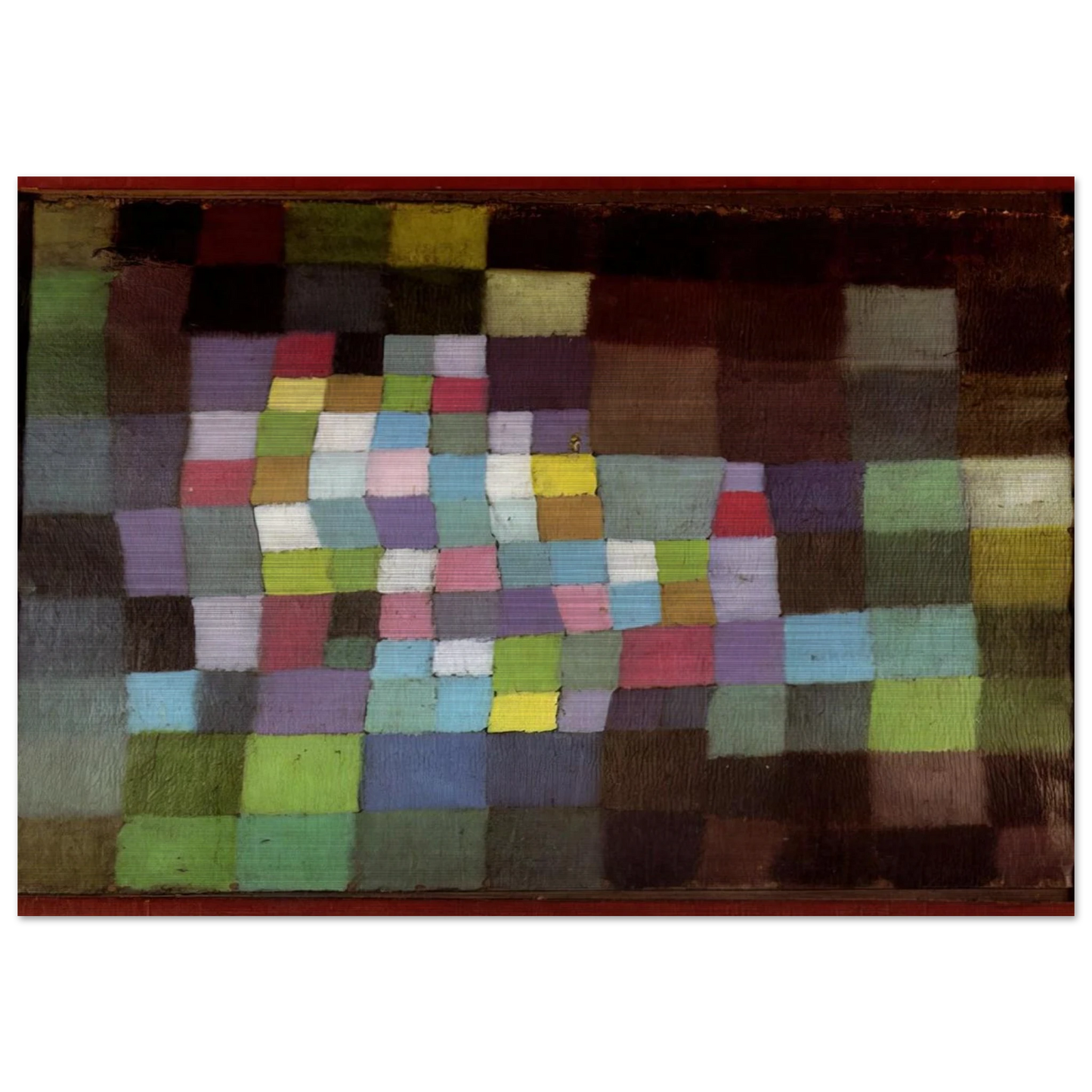 ABSTRACTION WITH REFERENCE TO A FLOWERING TREE 1925 - Paul Klee Brushed Aluminum Print - 70x100 cm / 28x40 inches | Paul Klee Aluminum Print | Paul Klee Prints