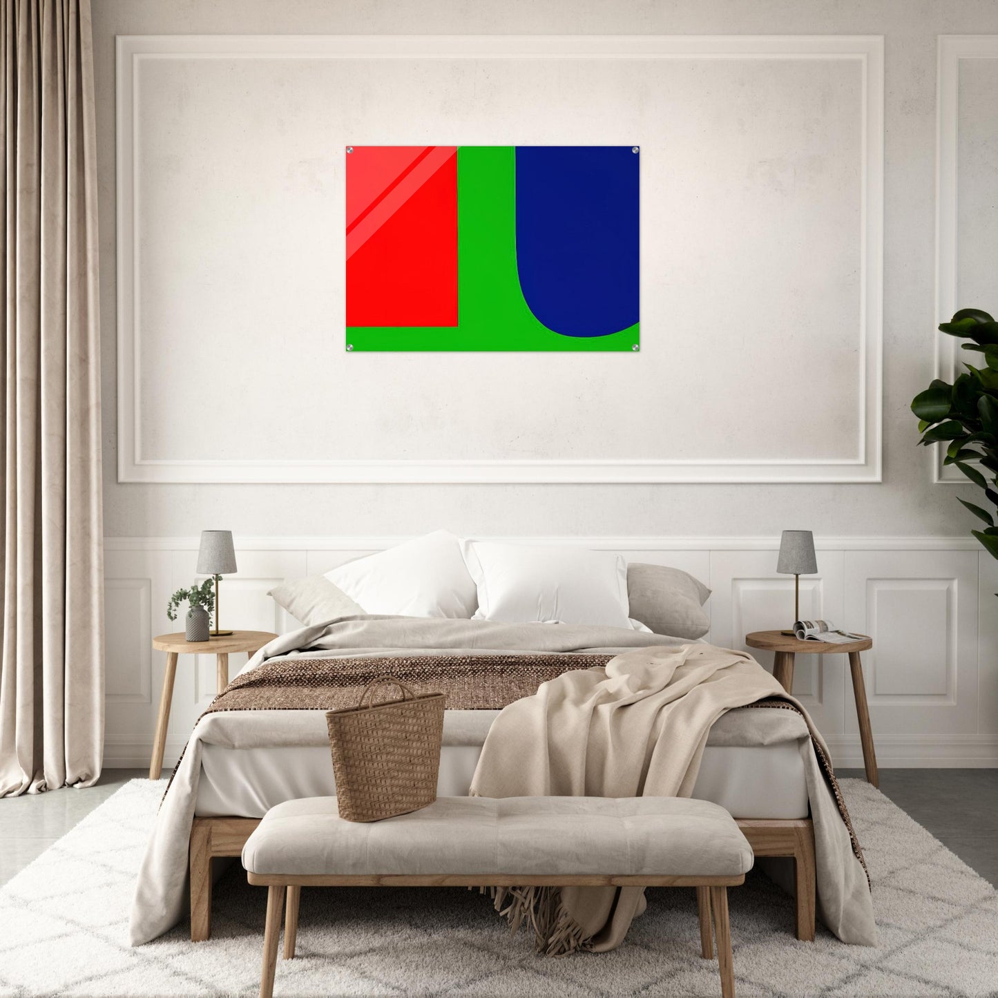 Red Blue Green - Ellsworth Kelly Acrylic Print - 70x100 cm / 28x40″ inches
