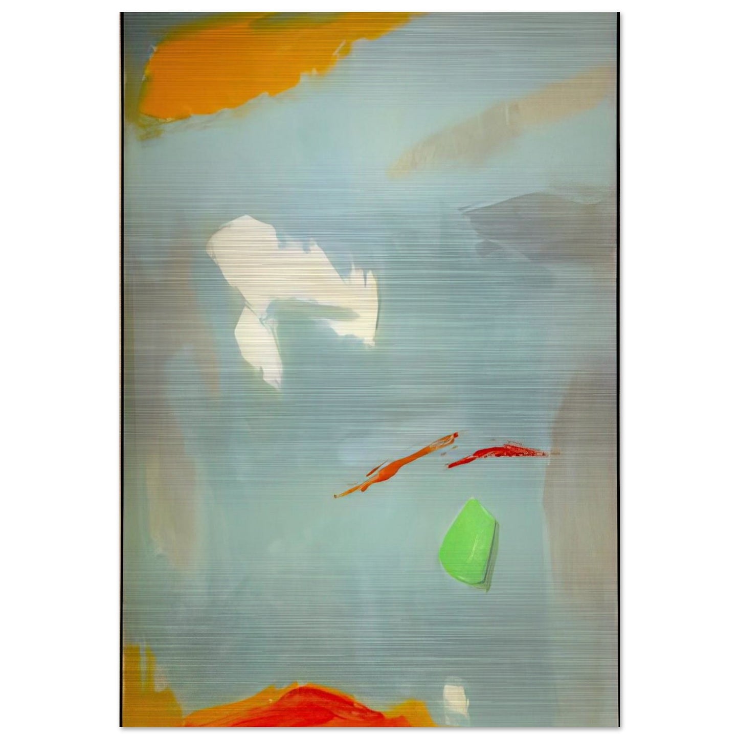 CANTO II 1995 - Esteban Vicente Brushed Aluminum Print - 70x100 cm / 28x40 inches | Esteban Vicente Aluminum Print | Esteban Vicente Prints