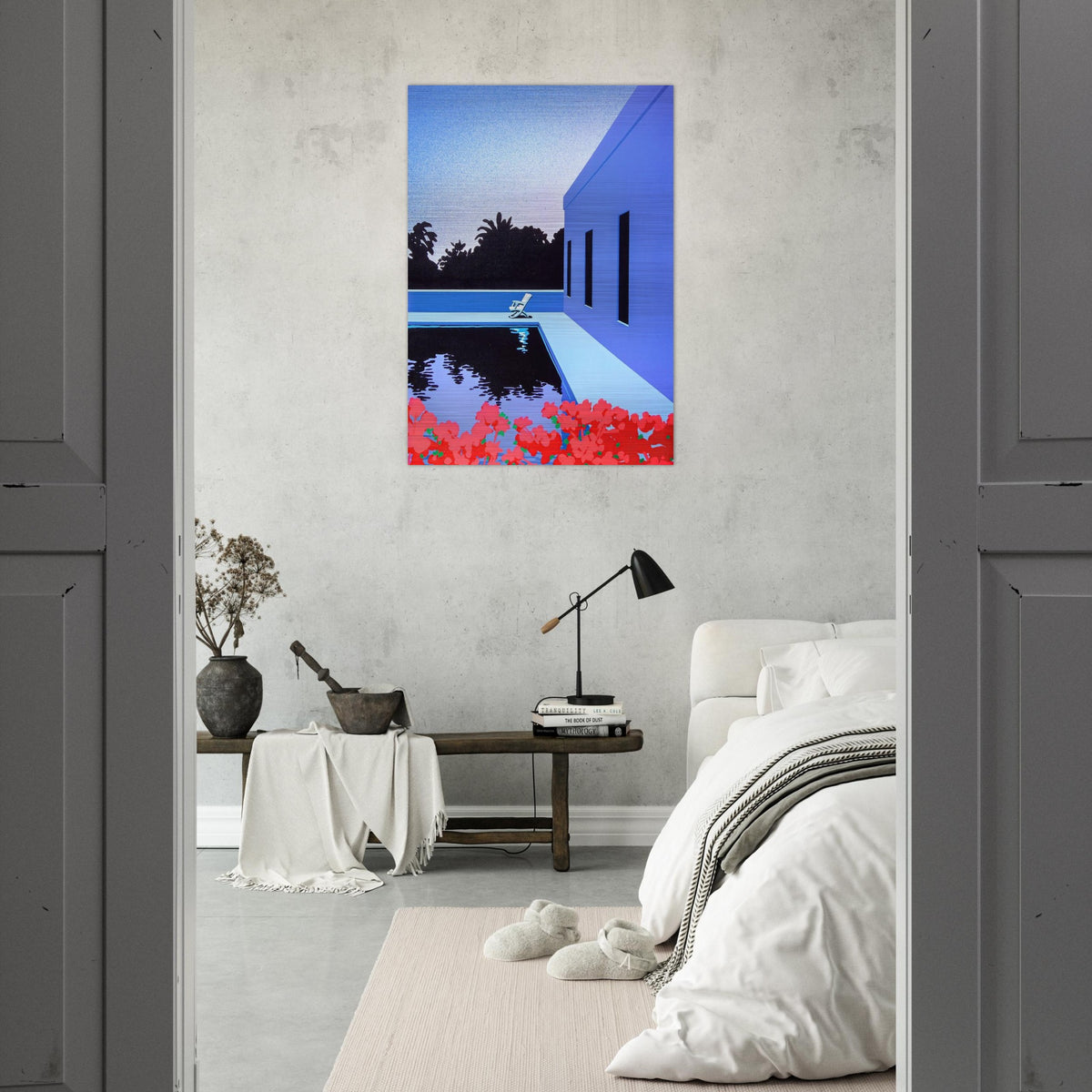 Longs for Summer - Hiroshi Nagai Brushed Aluminum Print - 70x100 cm / 28x40 inches | Hiroshi Nagai Aluminum Print | Hiroshi Nagai Prints