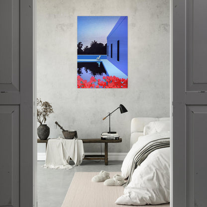 Longs for Summer - Hiroshi Nagai Brushed Aluminum Print - 70x100 cm / 28x40 inches | Hiroshi Nagai Aluminum Print | Hiroshi Nagai Prints