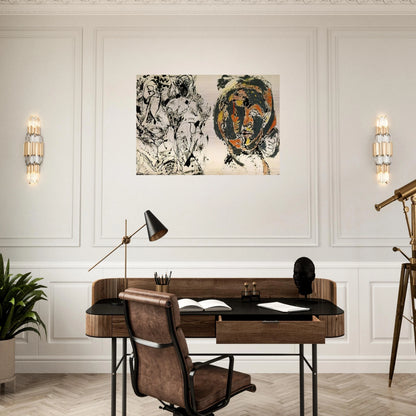 PORTRAIT AND A DREAM 1953 - Jackson Pollock Brushed Aluminum Print - 70x100 cm / 28x40 inches | Jackson Pollock Aluminum Print | Jackson Pollock Prints