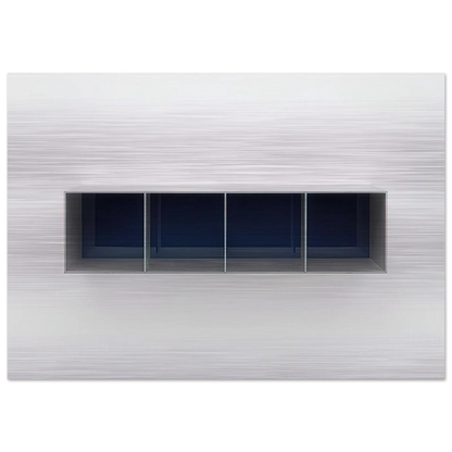 Untitled Menziken - 1988 - Donald Judd Brushed Aluminum Print - 70x100 cm / 28x40 inches | Donald Judd Aluminum Print | Donald Judd Prints