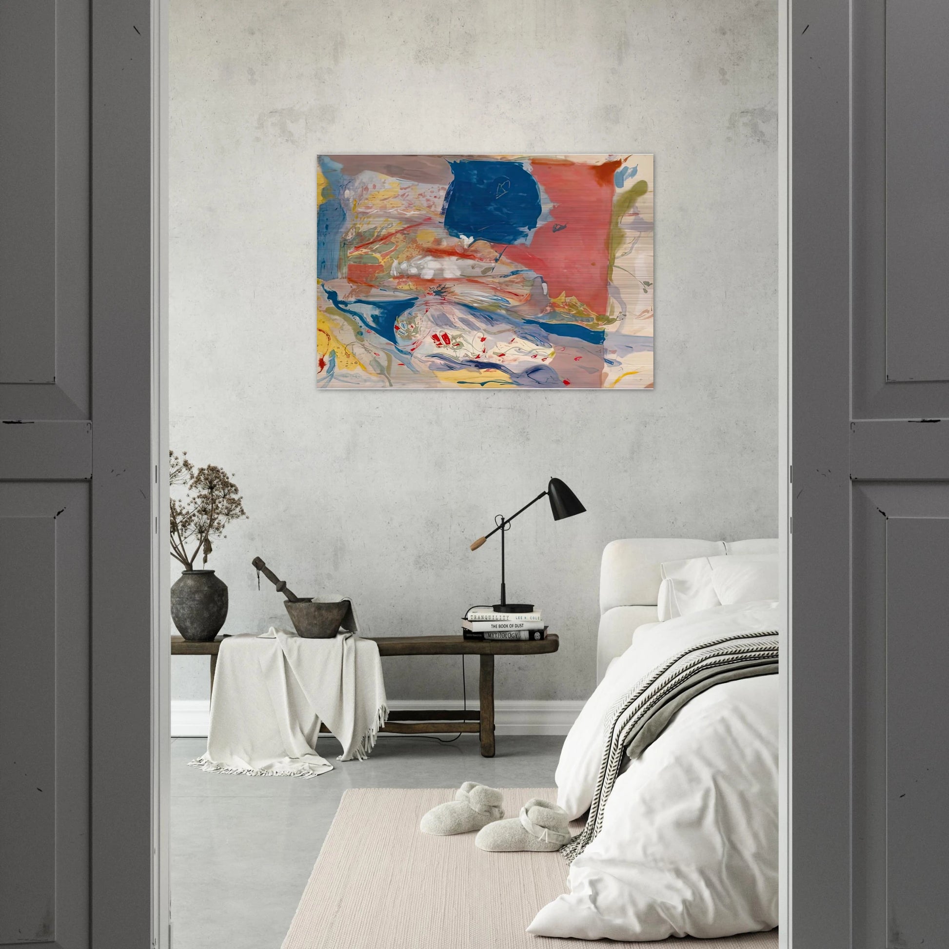 Lorelei, 1957- - Helen Frankenthaler Brushed Aluminum Print - 70x100 cm / 28x40 inches | Helen Frankenthaler Aluminum Print | Helen Frankenthaler Prints