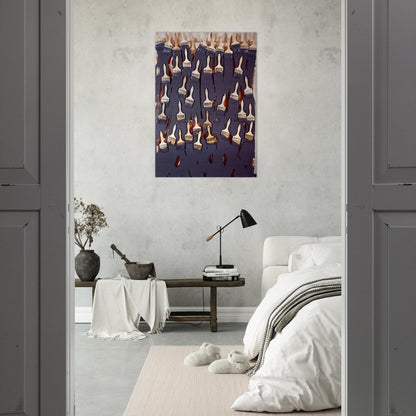 Untitled - 2000 - Arman Brushed Aluminum Print - 70x100 cm / 28x40 inches | Arman Aluminum Print | Arman Prints