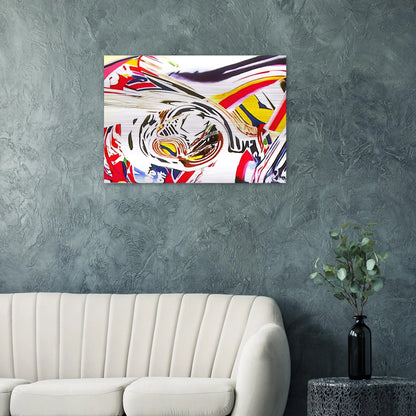 After Berlin V - James Rosenquist Brushed Aluminum Print - 70x100 cm / 28x40 inches | James Rosenquist Aluminum Print | James Rosenquist Prints