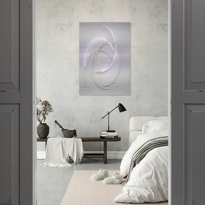 Lunatique compact n° 3 - 1996 - Francois Morellet Brushed Aluminum Print - 70x100 cm / 28x40 inches | Francois Morellet Aluminum Print | Francois Morellet Prints
