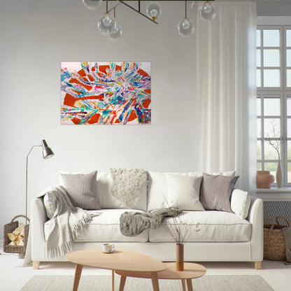 L'Apparition a Marie de Magdala - 1978 - Alfred Manessier Brushed Aluminum Print - 70x100 cm / 28x40 inches | Alfred Manessier Aluminum Print | Alfred Manessier Prints