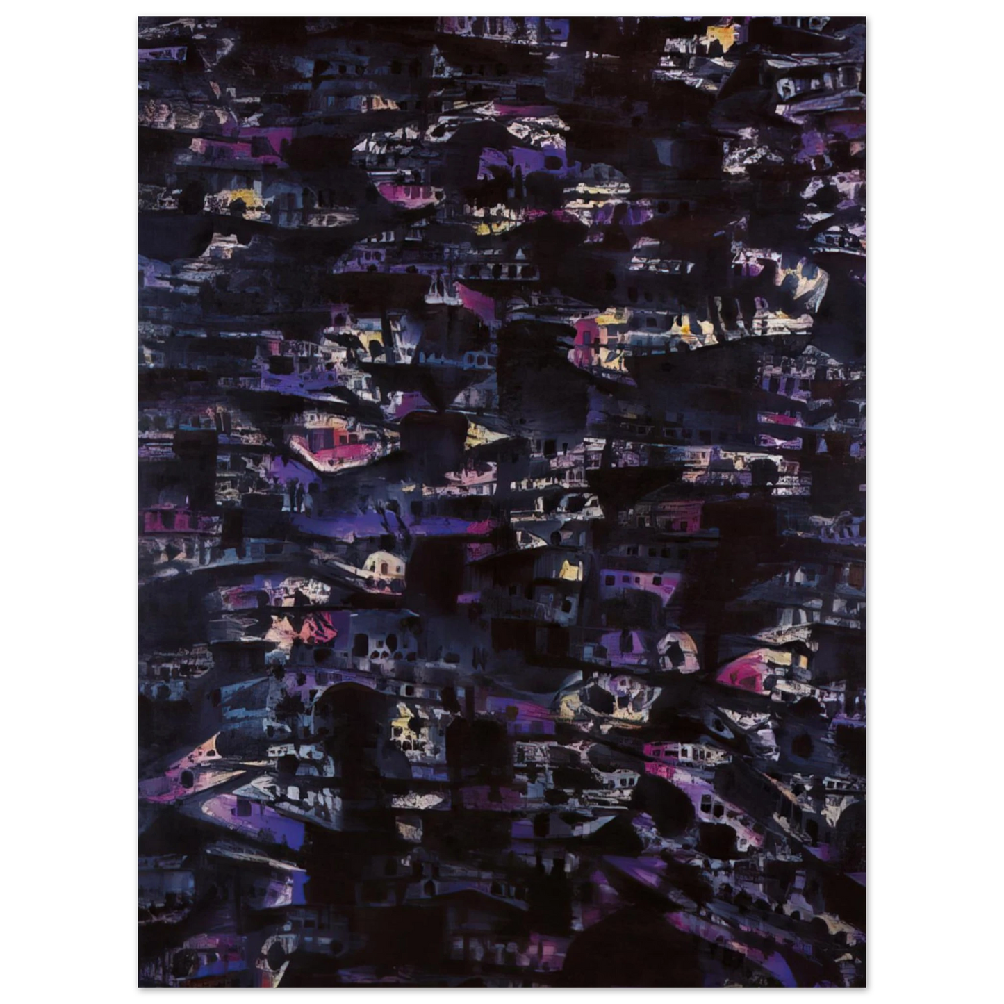 Alfred Manessier - Favellas III - 1980  75x100 cm / 30x40inches Fine Art Poster