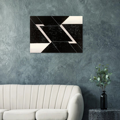 Tecelar - 1955 - Lygia Pape Brushed Aluminum Print - 70x100 cm / 28x40 inches | Lygia Pape Aluminum Print | Lygia Pape Prints