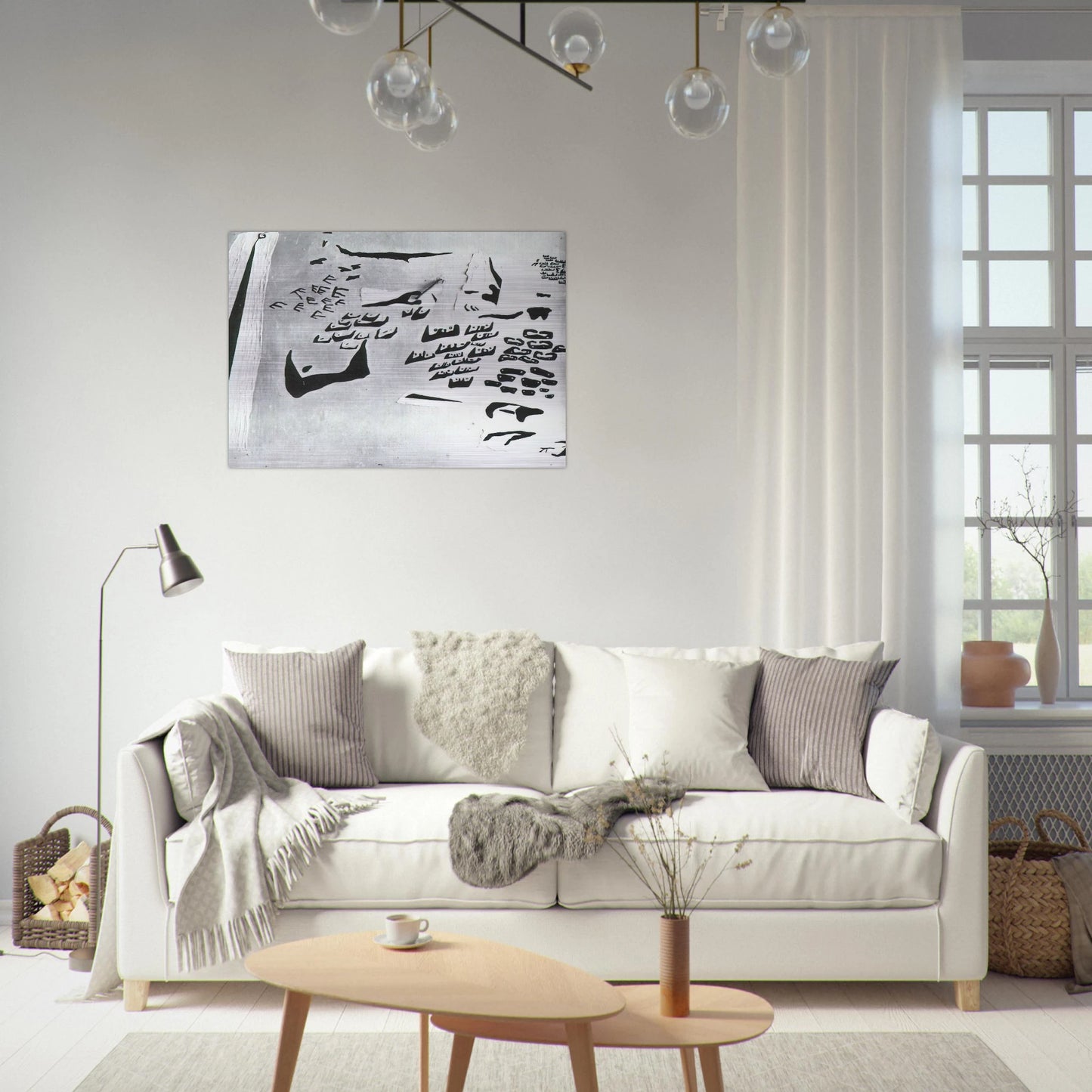 FISHERMEN IN THE SUN - Salvador Dali Brushed Aluminum Print - 70x100 cm / 28x40 inches | Salvador Dali Aluminum Print | Salvador Dali Prints