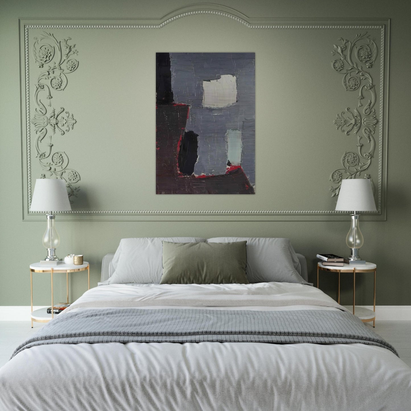 Composition - 1950 - Nicolas de Stael Brushed Aluminum Print - 70x100 cm / 28x40 inches | Nicolas de Stael Aluminum Print | Nicolas de Stael Prints
