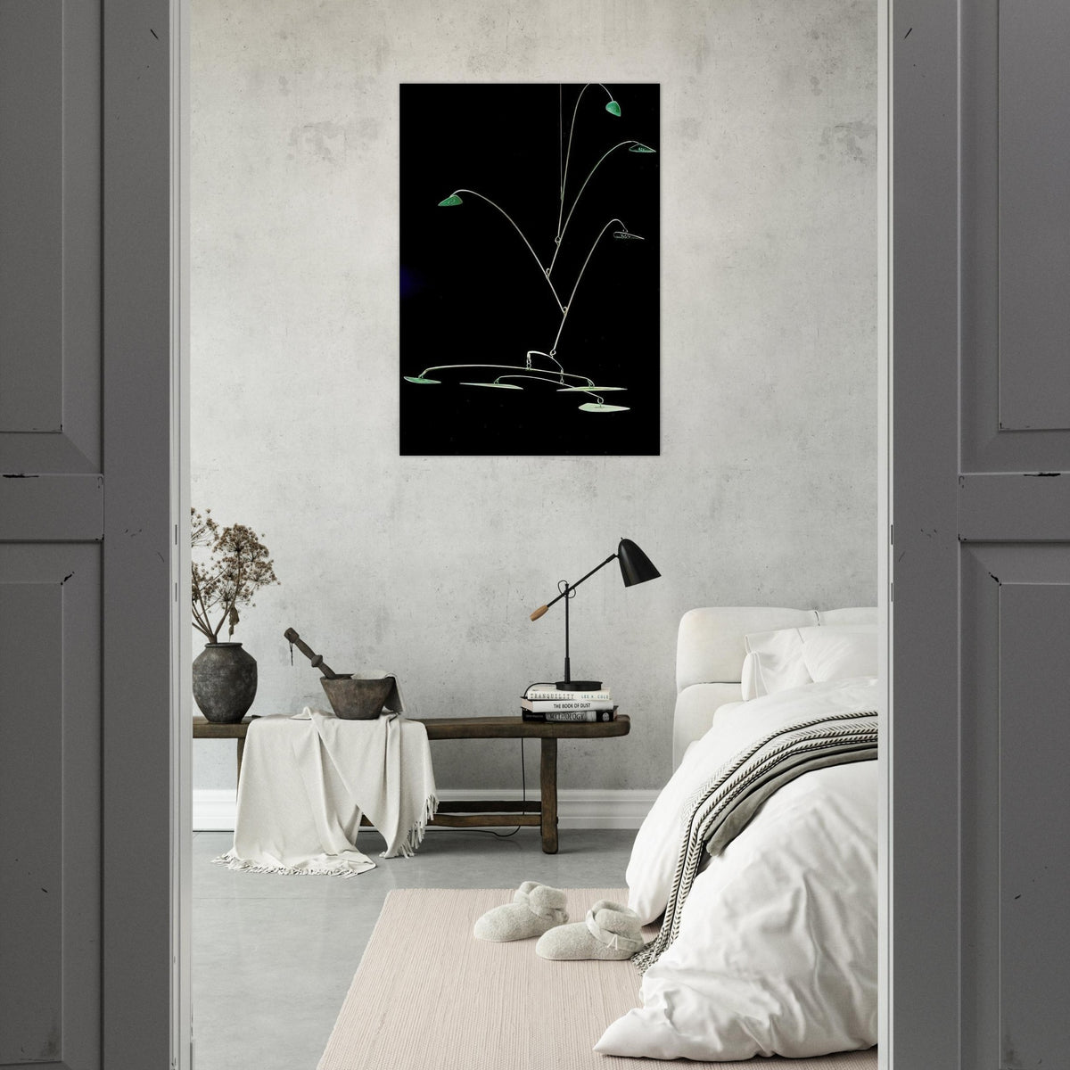 STAINLESS STEALER 1966 - Alexander Calder Brushed Aluminum Print - 70x100 cm / 28x40 inches | Alexander Calder Aluminum Print | Alexander Calder Prints