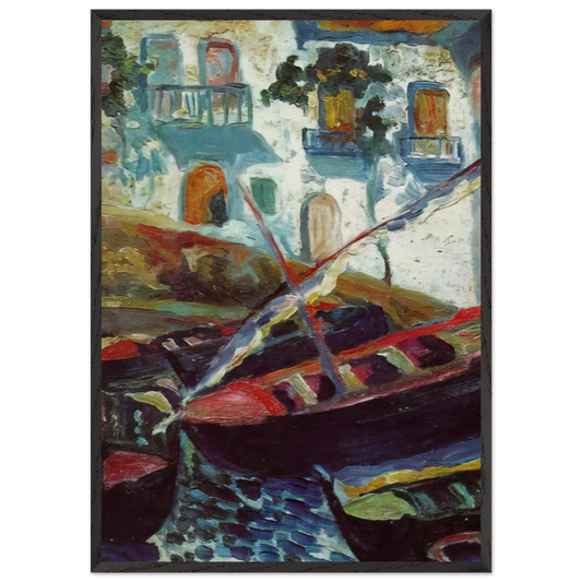 PIANC - Salvador Dali 70x100 cm / 28x40 inches Framed Art Print – Black Wooden Frame