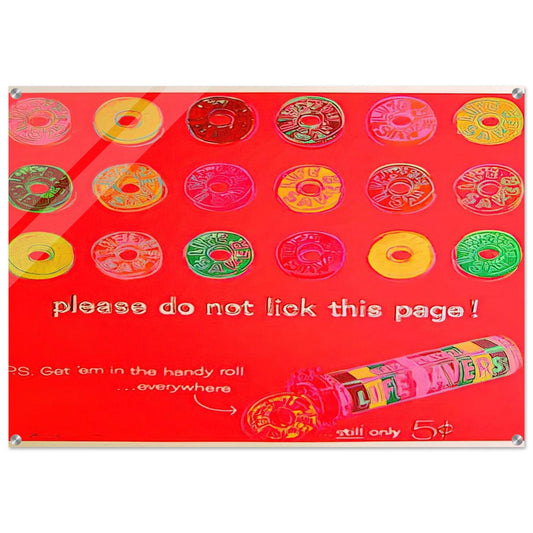 Life Savers - Andy Warhol Acrylic Print - 70x100 cm / 28x40″ inches