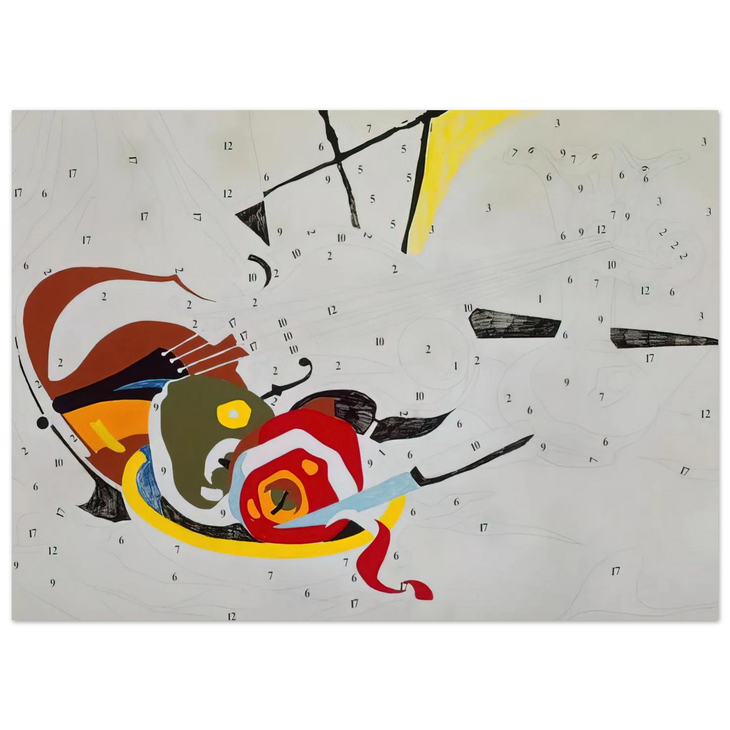 Andy Warhol - Do It Yourself  Violin  Fine Art Poster