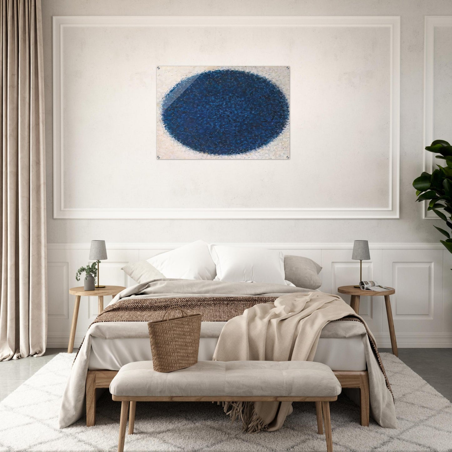 Moon Meditation - 1960 - Richard Pousette-Dart Acrylic Print - 70x100 cm / 28x40″ inches | Richard Pousette-Dart Wall Art | Richard Pousette-Dart Prints