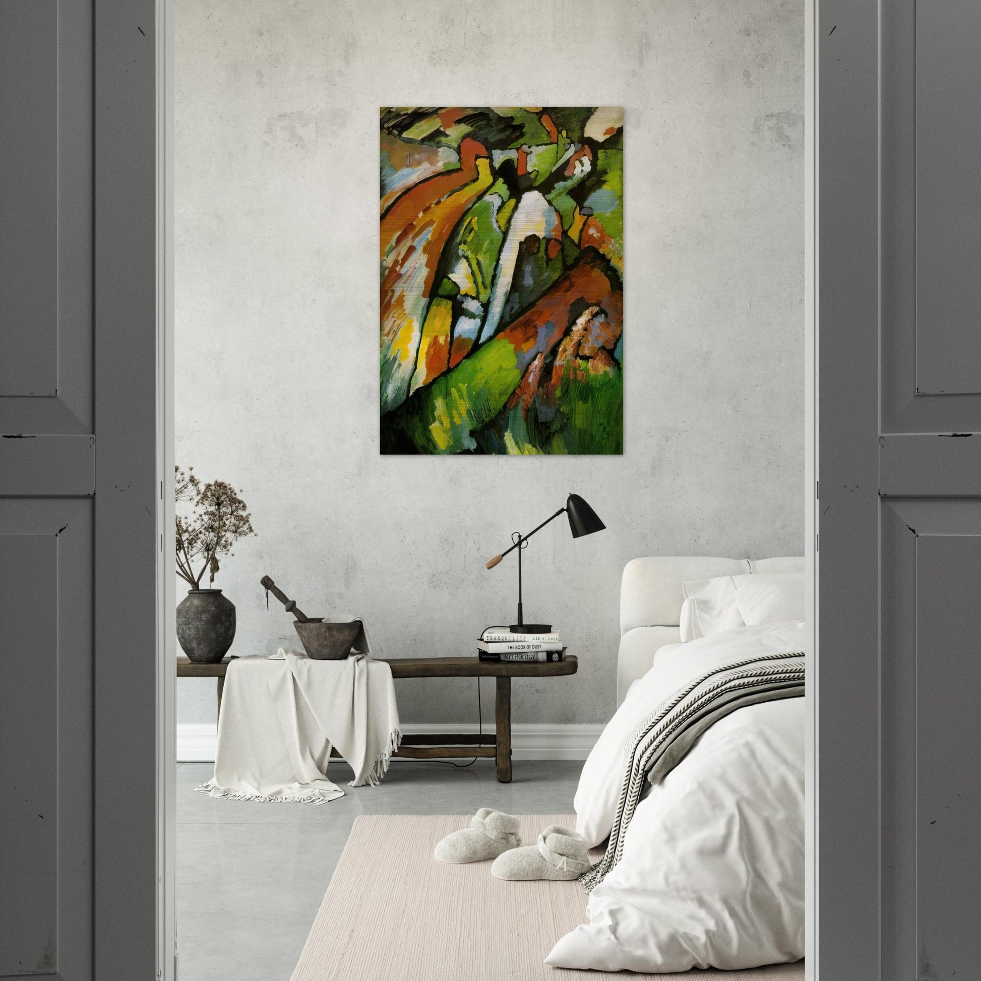IMPROVISATION 7 1910 - Wassily Kandinsky Brushed Aluminum Print - 70x100 cm / 28x40 inches | Wassily Kandinsky Aluminum Print | Wassily Kandinsky Prints